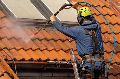 Démoussage et hydrofuge de toiture à Royville